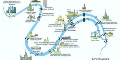 Moskva நதி வரைபடம்